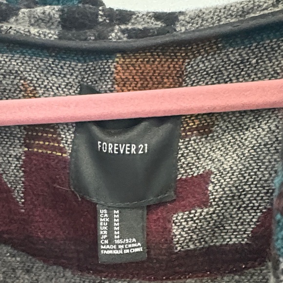 Forever 21 Multicolor Aztec Patterned Jacket - Picture 2 of 5